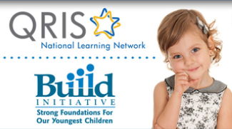 2016 QRIS National Meeting logo - QRIS National Learning Network and Build, a small girl.
